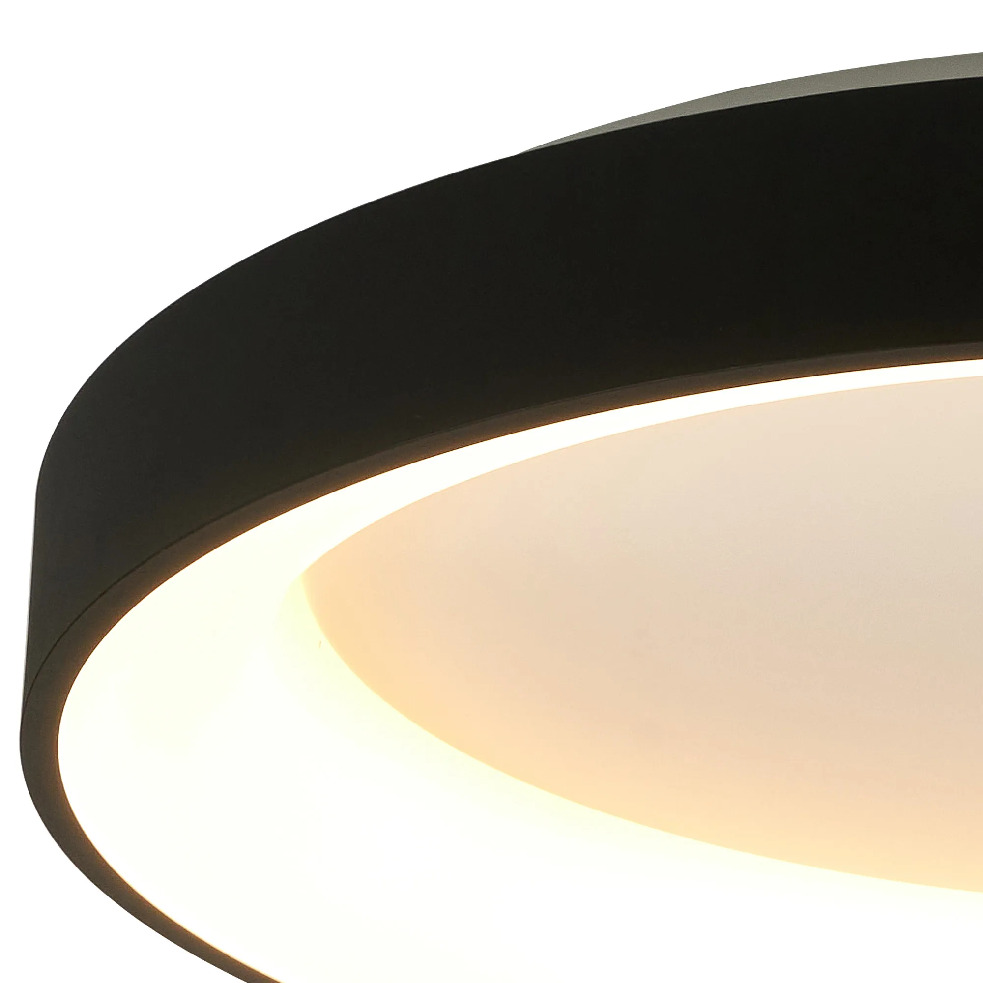 Niseko II Ring Ceiling 50cm 40W LED Black M8581  Mantra Niseko II Black